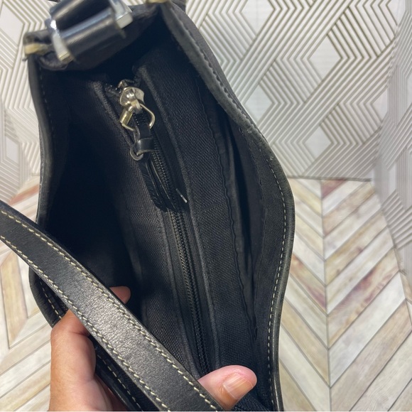 Black Linen Lauren Ralph Lauren shoulder bag‎ S3 - Picture 3 of 7